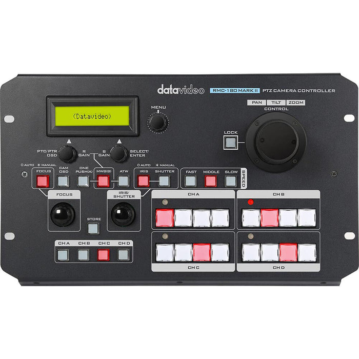 Data Video RMC-180 MARK II PTZ Camera Controller with Joystick and Preset Controls