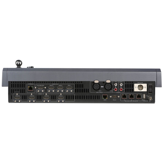 DataVideo SHOWCAST 100-TRK 3 bundle featuring 4K switcher, three PTZ cameras, and HDBaseT receiver​