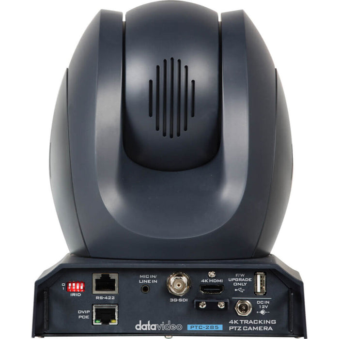DataVideo SHOWCAST 100-TRK 3 bundle featuring 4K switcher, three PTZ cameras, and HDBaseT receiver​