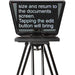 Data Video TP-700 Studio and Outdoor Teleprompter with Foldable Design