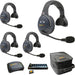 Eartec EVX4S-CM 4-person wireless communication system with Com-Center and headsets