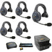 Eartec EVX5S-CM wireless intercom system for 5 users with Com-Center