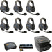 Eartec EVX7D-CM dual-ear wireless headset system with Com-Center for seamless team communication