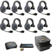 Eartec EVX8S-CM wireless intercom system with Com-Center for 8 users