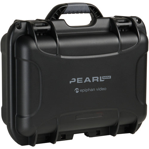 Hard carrying case with custom foam insert for Epiphan Pearl Mini video production system