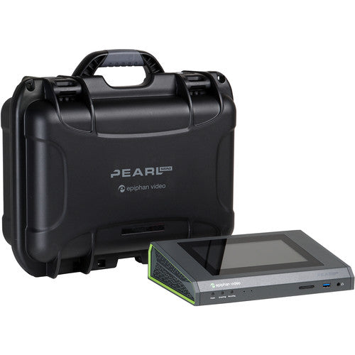 Hard carrying case with custom foam insert for Epiphan Pearl Mini video production system
