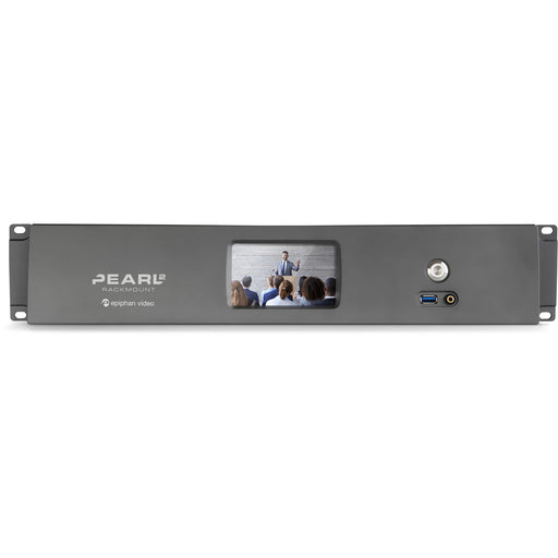 Front view of the Epiphan Pearl-2 Rackmount Video Production Device - 2RU (ESP1151)