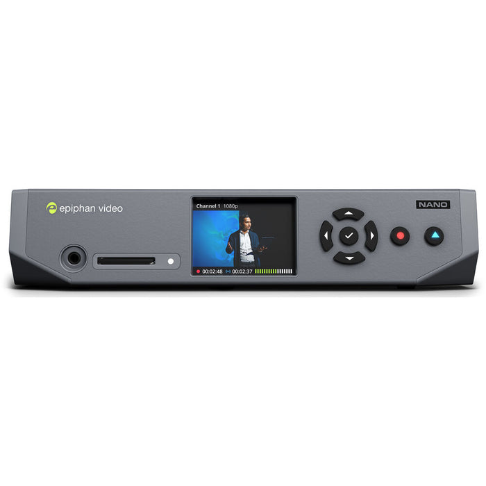 Epiphan Pearl Nano 512GB Streamer and Recorder with 4K encoding and remote production capabilities