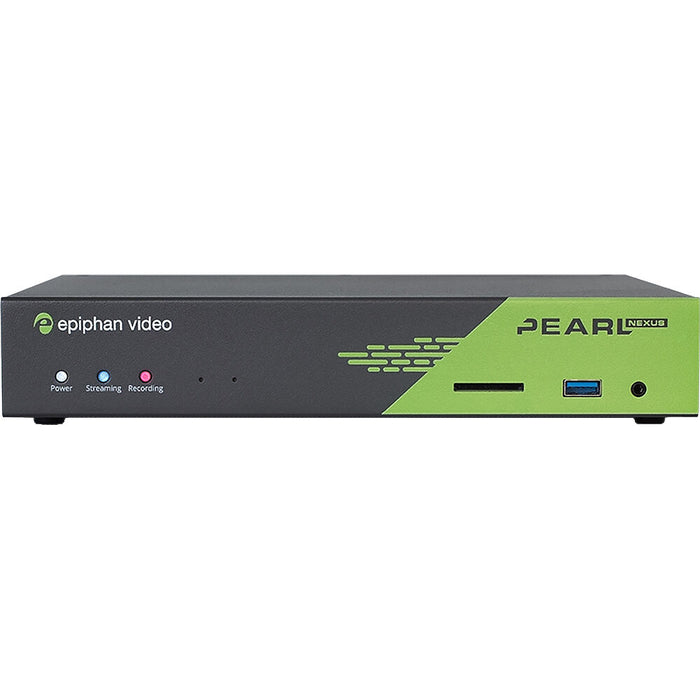 Epiphan Pearl Nexus Live Video Production System ESP1882 with touchscreen interface and multiple I/O ports