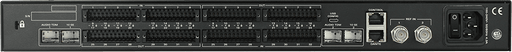EvertzAV UXP-HUBA-4-32X32 Network-Enabled 32x32 Analog Audio Switch with Dante for professional audio routing and networked AV installations.