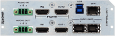 EvertzAV UXP-TRM4K-2 Modular IPMX Certified AV Gateway with 4K UHD HDMI connectivity and professional AV-over-IP transport.