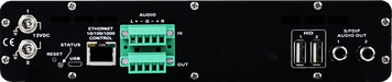 EvertzAV UXP-TRS4K-12G Standalone IPMX Certified 4K/60 12G-SDI Gateway for professional AV-over-IP and broadcast video transport.