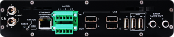 EvertzAV UXP-TRS4K-2 Standalone IPMX Certified AV Gateway with 4K UHD video, HDMI connectivity, and professional AV-over-IP transport.