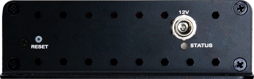 EvertzAV UXP-TRXS4K-P Standalone 4K60 AV Gateway with PoE+ for 4K60 AV-over-IP transport, encoding and decoding applications.
