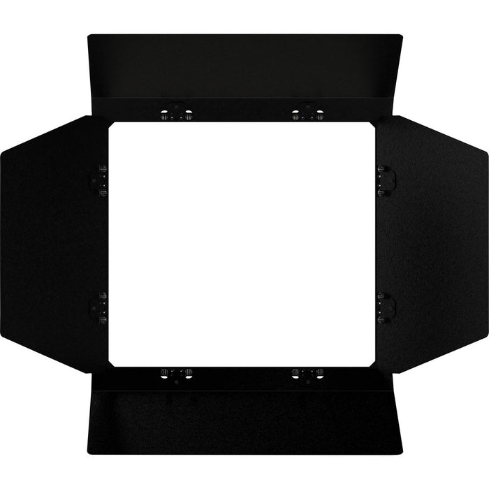 Fluotec 4-leaf barndoor set for CineLight 120 QUAD LED panel light model G6CNT144