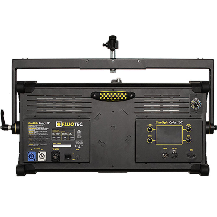 Fluotec G6CRGB210 Cinelight 100 2x1 RGBWW LED Panel with Yoke in professional studio setup