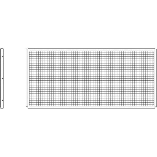 Fluotec plastic eggcrate grid for Cinelight 240 LED panel with 90 degree beam control
