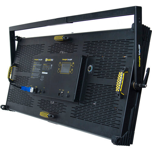 Fluotec Cinelight 400 4x2 RGBWW LED panel with yoke for studio and broadcast lighting
