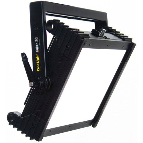 Fluotec CineLight 50 RGB LED Light Panel Gold Mount 2-Light Kit with soft diffusion and full color control