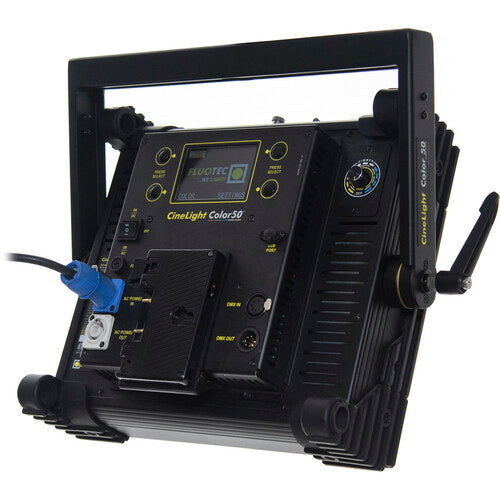 Fluotec CineLight 50 RGB LED Light Panel Gold Mount professional broadcast and film lighting fixture