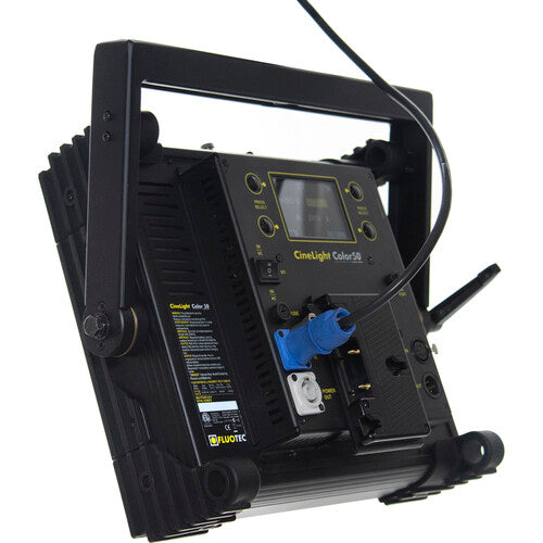 Fluotec CineLight 50 RGB LED Light Panel Gold Mount professional broadcast and film lighting fixture