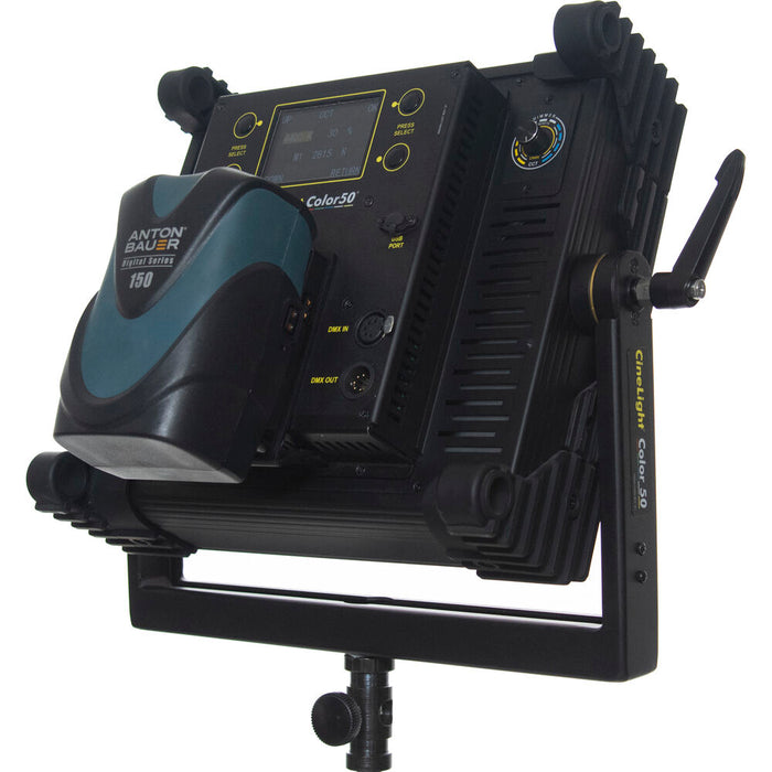 Fluotec CineLight 50 RGB LED Light Panel Gold Mount professional broadcast and film lighting fixture