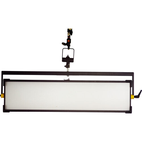 Fluotec Cinelight Color120 4x1 DMX LED Panel Kit with Yoke for professional film and broadcast lighting.