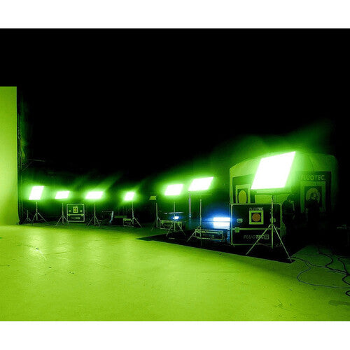Fluotec Cinelight Color240 4x2 LED Light Panel Kit with Yoke for professional film and studio lighting