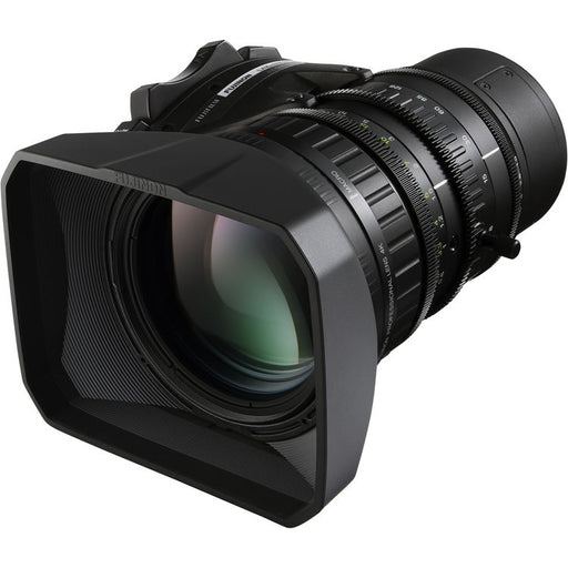 Fujinon LA16x8BRM-XB1A 16x 4K broadcast zoom lens with servo for Blackmagic URSA Broadcast B4 mount cameras