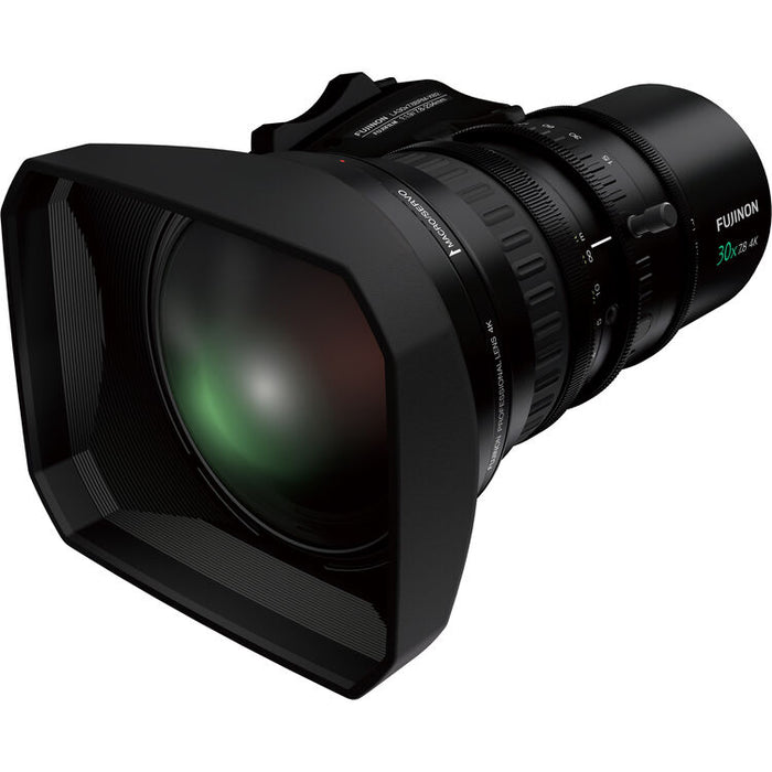 Fujinon LA30x7.8 30x 4K broadcast portable zoom lens with motor drive for 2/3-inch broadcast cameras