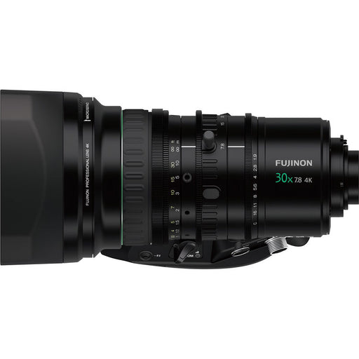 Fujinon LA30x7.8 30x 4K broadcast portable zoom lens with motor drive for 2/3-inch broadcast cameras