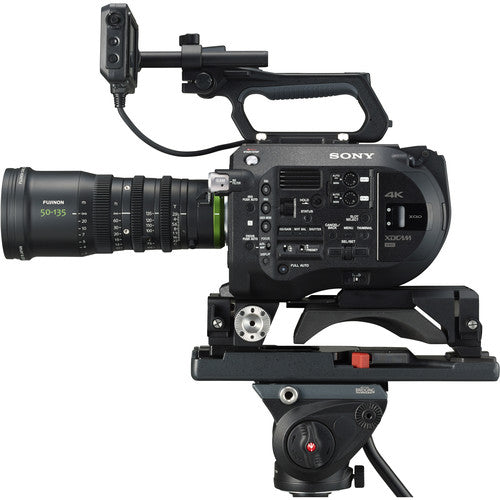 Fujinon MK50-135mm T2.9 cinema zoom lens for Sony E Mount cameras featuring a constant T2.9 aperture, Super 35 coverage, and precision manual cine controls.