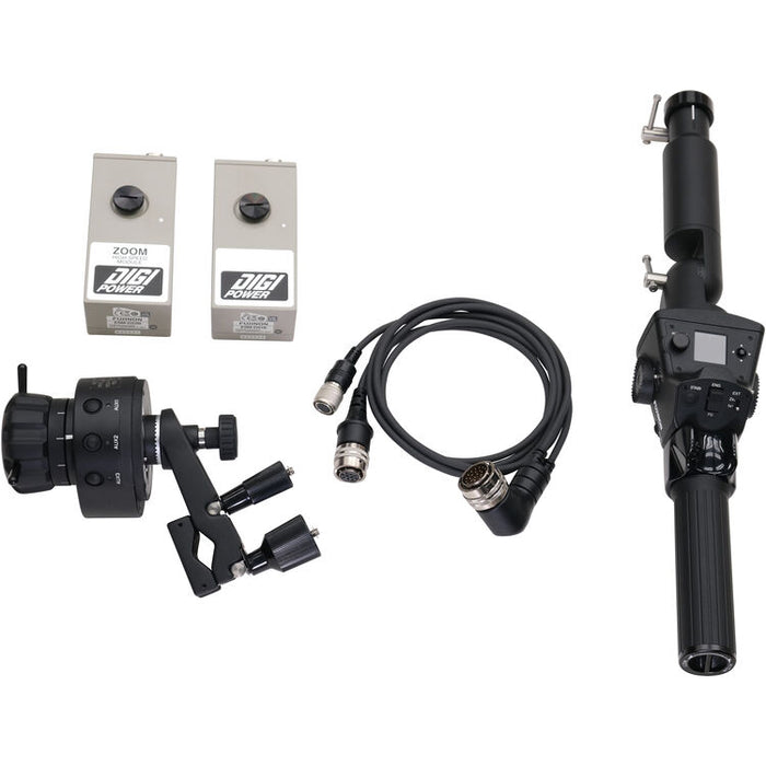 Fujinon MS-21DC Digital Semi-Servo Lens Control Kit for professional Fujinon box lenses providing precision zoom and focus control for broadcast camera systems.