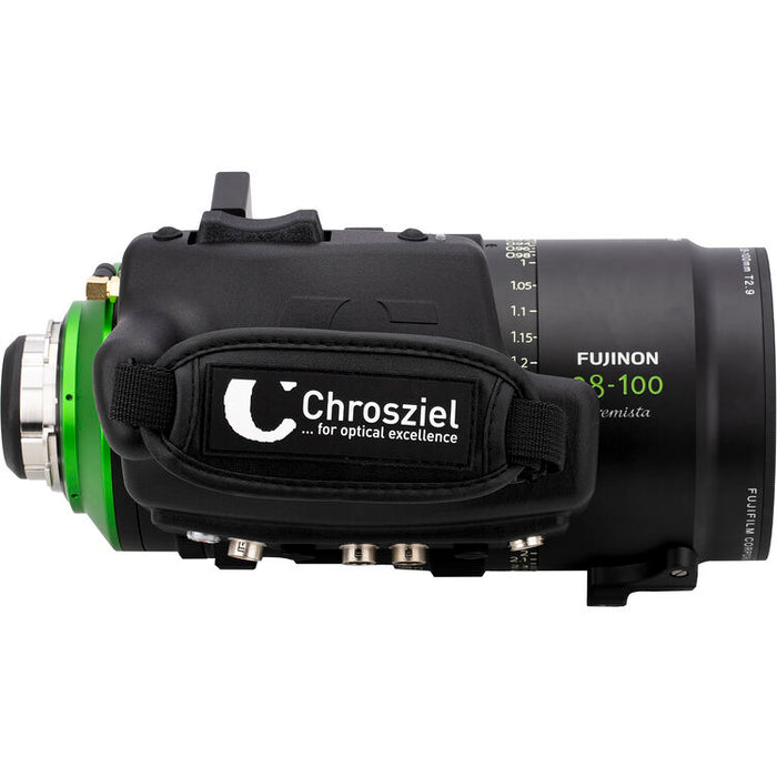 Fujinon Premista 19-45mm T2.9 large-format cinema zoom lens kit with drive unit and PL mount for professional film production