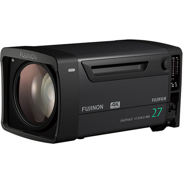 Fujinon UA27x6.5BESM-F DIGI 27x 4K ultra-wide studio zoom lens for 2/3-inch broadcast cameras
