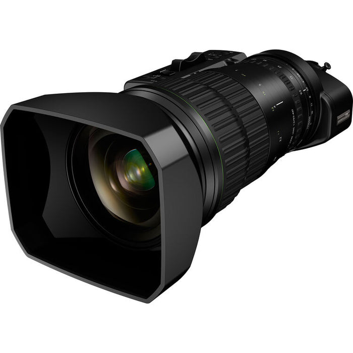 Fujinon UA46x9.5BERD-U1 46x 4K ENG broadcast lens with optical image stabilization and manual 2x extender for 2/3-inch cameras