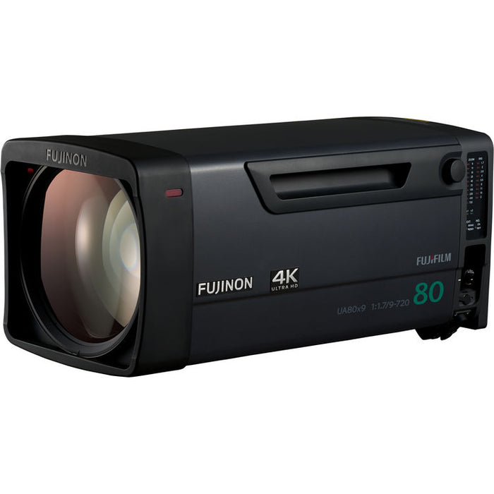 Fujinon UA80x9BESM-S35 80x 4K UHD broadcast box lens for 2/3-inch cameras with long-range telephoto capability