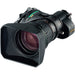 Fujinon XA20sx8.5BERM-K3 HD ENG zoom lens with extender mounted on a camera