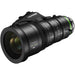 Fujinon XK20-120mm T3.5 Cabrio PL Mount cinema zoom lens with detachable digital servo drive for professional film, television, and live production.