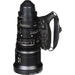 Fujinon ZK14-35mm T2.9 Cabrio PL Mount wide-angle cinema zoom lens with detachable servo drive for professional film and broadcast production.