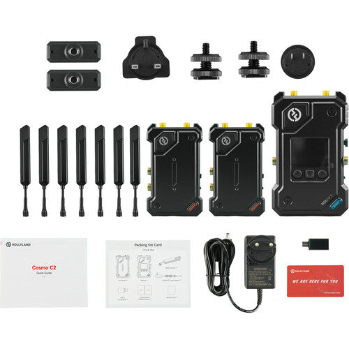 Hollyland Cosmo C2 HDMI SDI wireless video transmission system with dual transmitters
