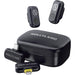 Hollyland LARK A1 Combo 2-person wireless microphone system with USB-C and Lightning connectors in space gray