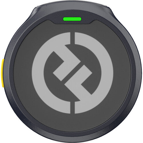 Hollyland LARK M2 DUO 2-person wireless camera-mount microphone system in shine charcoal with transmitters and receiver