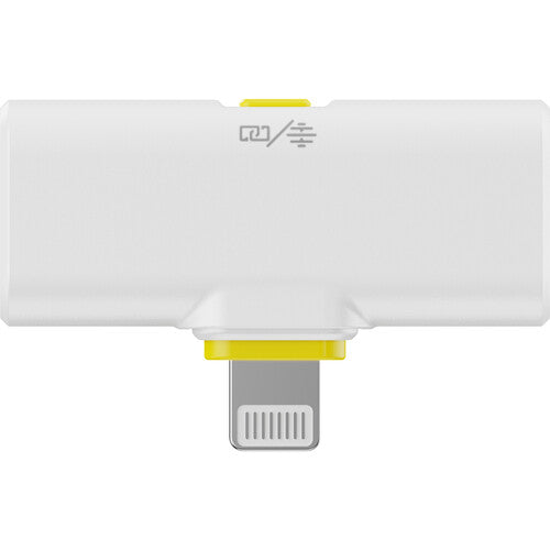 Hollyland LARK M2 DUO 2-person wireless microphone system in ivory white with compact transmitters and receiver