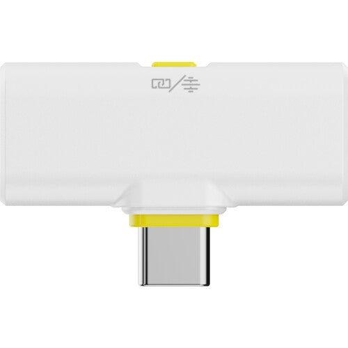 Hollyland LARK M2 DUO 2-person wireless microphone system in ivory white with compact transmitters and receiver