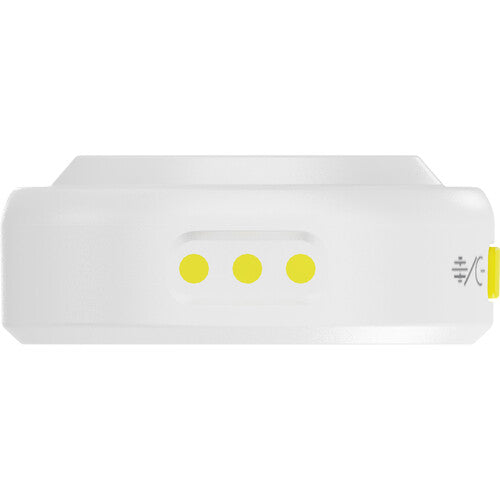 Hollyland LARK M2 DUO 2-person wireless microphone system in ivory white with compact transmitters and receiver