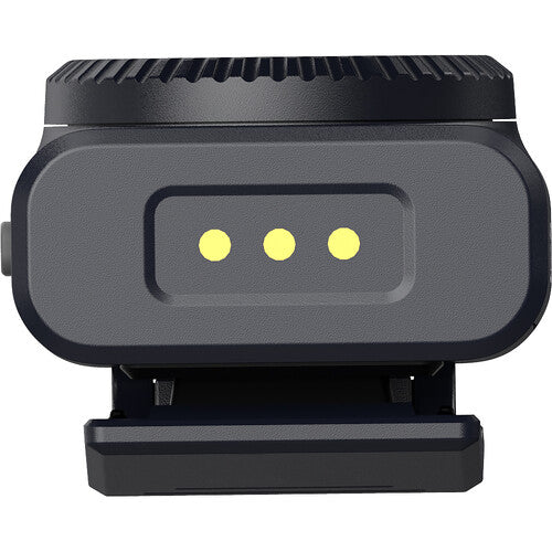 Hollyland LARK M2 DUO 2-person wireless microphone system in shine charcoal with compact transmitters and receiver