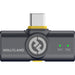Hollyland LARK M2 DUO 2-person wireless microphone system in shine charcoal with compact transmitters and receiver