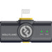Hollyland LARK M2 DUO wireless microphone system with Lightning connector in shine charcoal