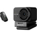 Hollyland Lyra UHD 4K webcam streaming bundle with LARK A1 wireless microphone in black for professional video conferencing and content creation
